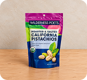 Organic California Pistachios, Roasted & Salted