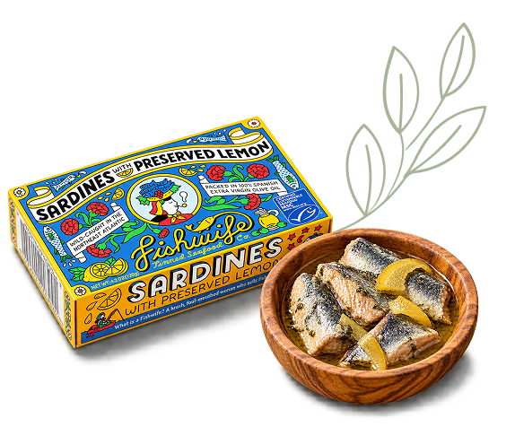 Sardines with preserved lemon